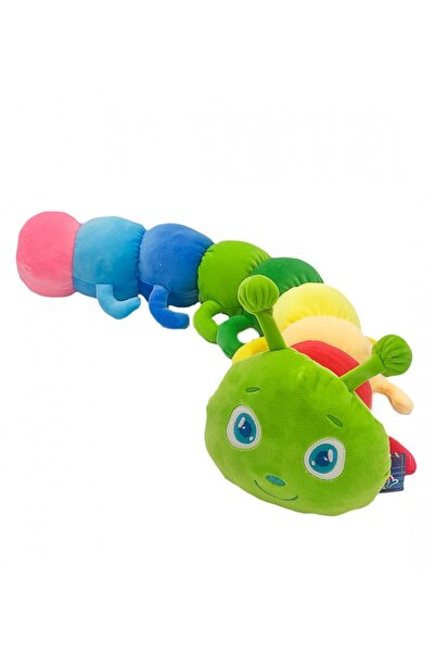 HALLEY Peluş Tırtıl Yaslık 75 Cm Renkli - MAVİ SU DÜNYASI