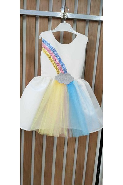 babysmile Rainbow Patterned Dress