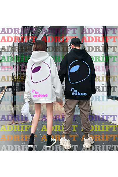 Adrift سويت شيرت بتصميم خاص للأزواج المحبوبين K44