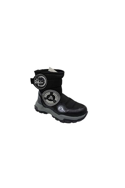 Zerhan Alessio 2221 Παιδικά Μαύρα Velcro Snow Boots