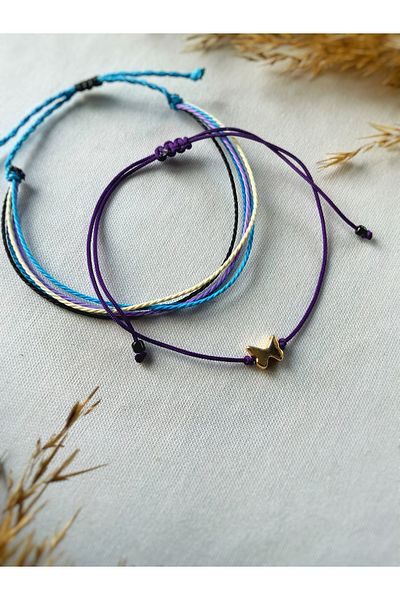 Atölye Merdiven Set of 2 lucky bracelets Butterfly
