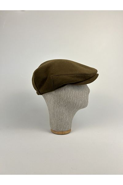KARNAS ŞAPKA Men's Dark Beige London Model Winter Cap