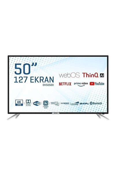ONVO Ov50500 4k Ultra Hd ; 127 Ekran. Uydu Alıcılı Webos Smart Led Tv 2023 So...