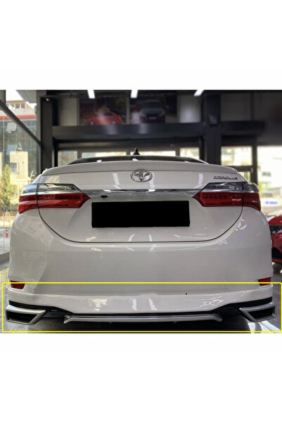HasAkman Toyota Corolla Custom Arka Ek Mat Siyah Plastik 2013 2014 2015 2016 ...