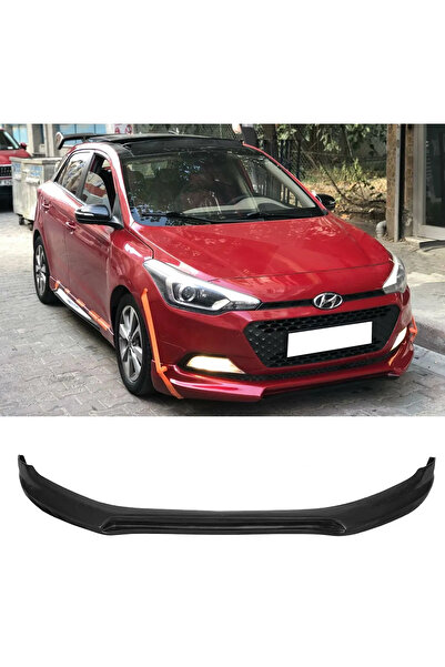 HasAkman Hyundai İ20 Uyumlu Custom Ön Ek Karlık Mat Siyah Plastik 2014 2015 2016 2017 2018