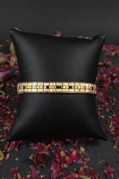 Ayya Aksesuar Miyuki Bracelet Japanese Natural Stone Titan Bracelet Armband