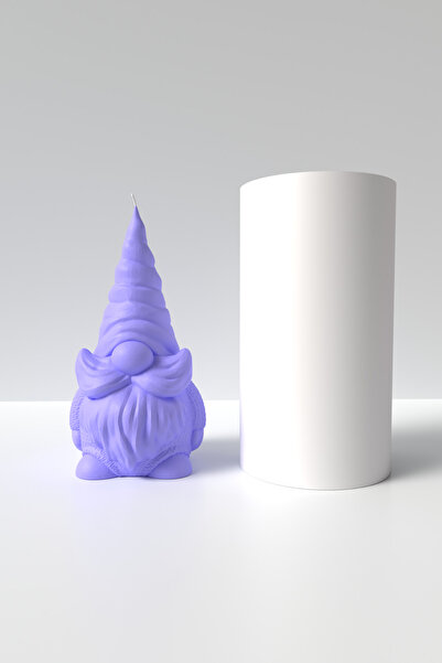 Cageartstudio Yer Cüceleri Mum silikon kalıp - Cüce 2 Mum Kalıbı Mum Yapım Ma...