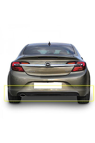 MKG Otomotiv Opel İnsignia Opc Makyajlı Line Arka Ek Mat Siyah Plastik 2014 2...