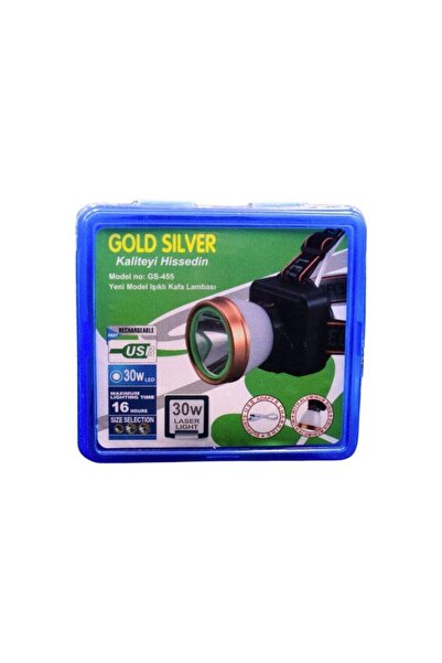 GoldSilver Gold Silver GS-455 30W Şarjlı Kafa Lambası
