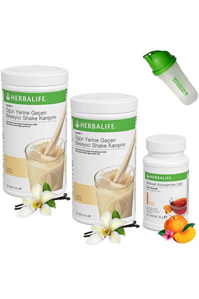 Herbalife Shake Vanilya 2 Çay Şeftali