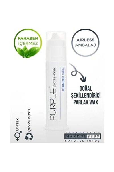Purple Professional - Purple Shining Gel Wax - Parlak Wax - 2’Li Paket