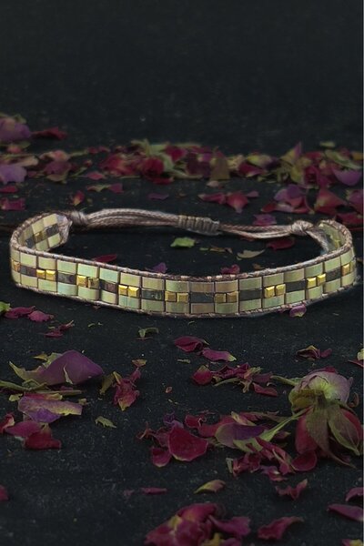 Ayya Aksesuar Miyuki Bracelet Japanese Natural Stone Titan Bracelet Armband