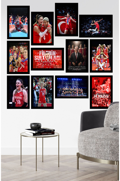 TRENDPOSTER Filenin Sultanları Atatürkün Kızları Kadın Voleybol Milli Takımım...