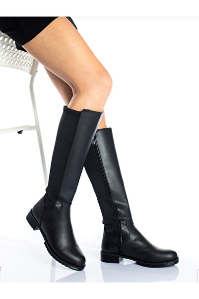 SERRACE Cizme flexibile sub genunchi pentru scufundări negre pentru femei