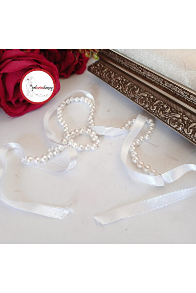 Gelincimherşey Пръстен за годеж с перли и панделка