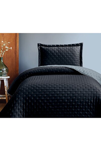 GENÇEV HOME COLLECTİONS Washed Soft Çift Renkli Tek Kişilik Yatak Örtüsü Seti * Yatak Örtüsü 180 x 240 cm