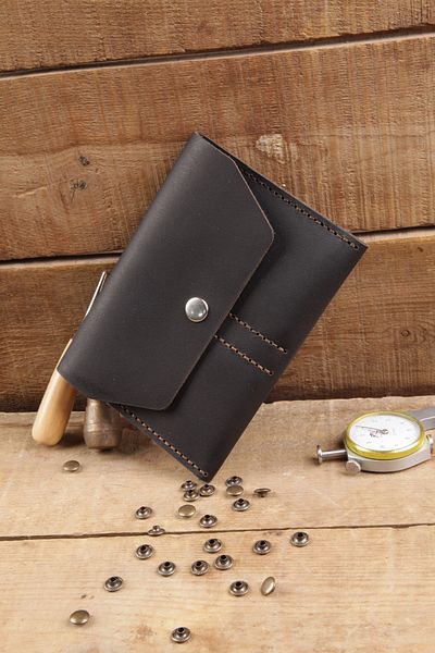 New Coast Leather 1900's Χειροποίητο πορτοφόλι διαβατηρίου από γνήσιο & πραγματικό δέρμα