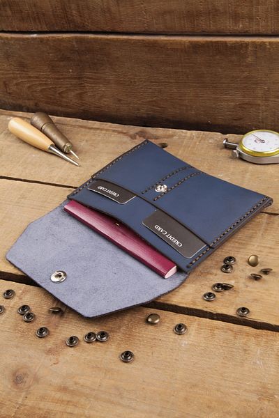 New Coast Leather 1900's Χειροποίητο πορτοφόλι διαβατηρίου από γνήσιο & πραγματικό δέρμα