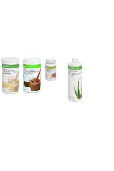 Herbalife Shake Karışımı 1 Vanilya 1 Çikolata Aloe Vera 1 Şeftali Çay