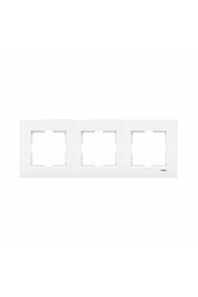 VİKO Viko Karre White Triple Frame Compatible