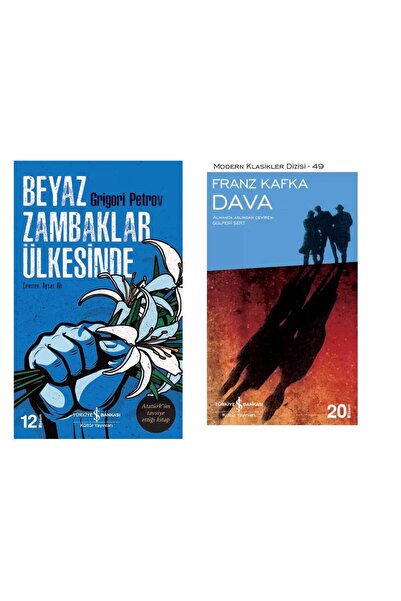TÜRKİYE İŞ BANKASI KÜLTÜR YAYINLARI Beyaz Zambaklar Ülkesinde - Dava franz kafka