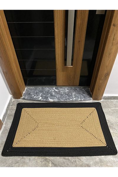 MaVaux Venice Series Jute, Patterned Doormat, Doormat, Bathroom Mat, Balcony Mat / Gift, Houseware.