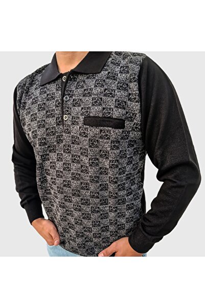 SÜVARİ AKRİLİK DÜĞMELİ POLO YAKA KAZAK