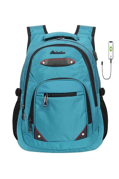 Konfores 1551-2225 Unisex Anatomical Bat Backpack School Bag Turquoise