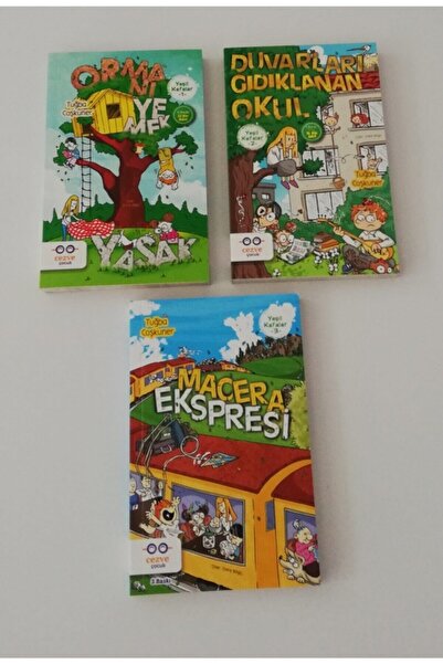 Cezve Kitap Cezve Yayınları Yeşil Kafalar Serisi 3 Kitap Birlikte