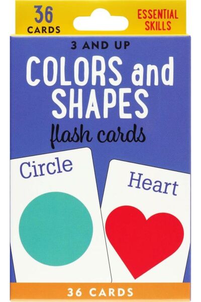 Peter Pauper Press FLASH CARDS COLORS & SHAPES- Flash Kartlar Renkler ve Şeki...
