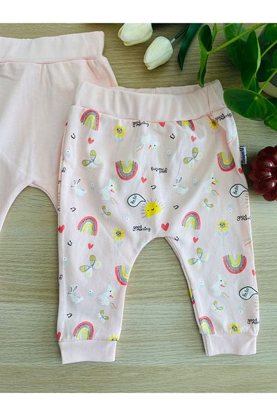 Miniworld Baby Girl 2-Piece Trousers 100% Cotton