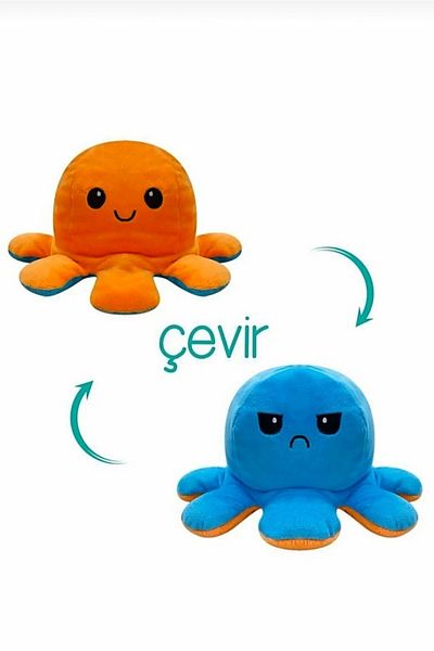 Şeker Adası Plush Sensation Octopus Toy 14 Cm