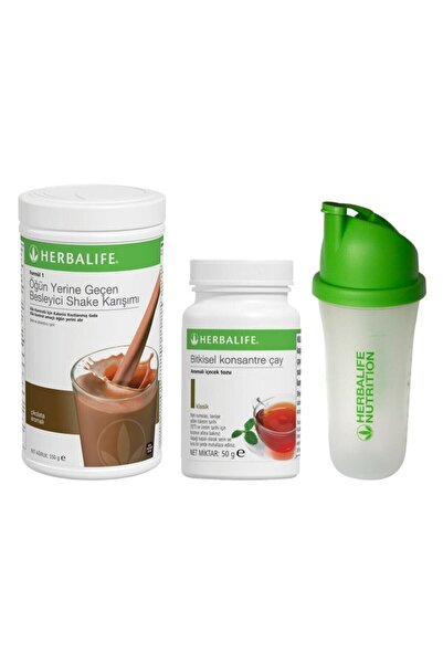 Herbalife Başlangıç Paketi (çikolatalı Shake + 50 Gr Klasik Çay + Shaker)
