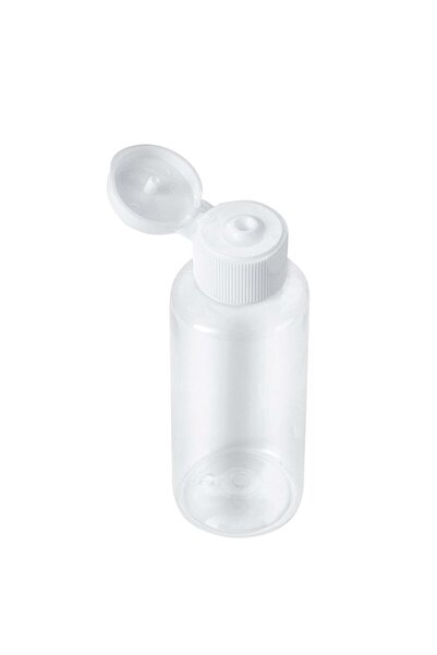 mbkambalaj زجاجة 100 مل من البولي إيثيلين المتجمد وغطاء فليبتوب (50 قطعة)