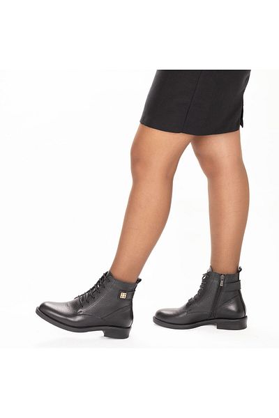 TwoEgoist Women's Genuine Leather Rubber Sole Ankle Length Daily Boots