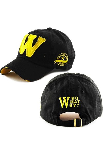 Silver Hawk Шапка W, шапка шапка, шапка мъже жени, шапка W, W Snapback Тъмно черно