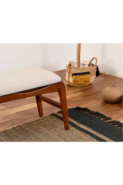 VOWTURKEY Touch Iskandinav El Işçiliği Gürgen Iskelet bench 110 cm