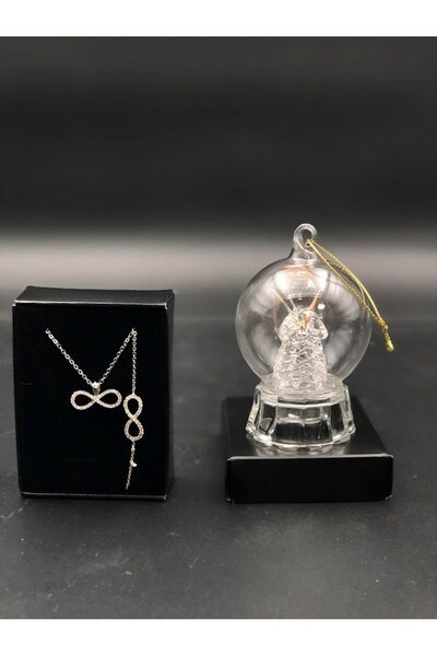 Masalsı Concept Doğum Günü Hediyesi Arkadaşa Sevgiliye sonsuzluk Kolye ve bil...