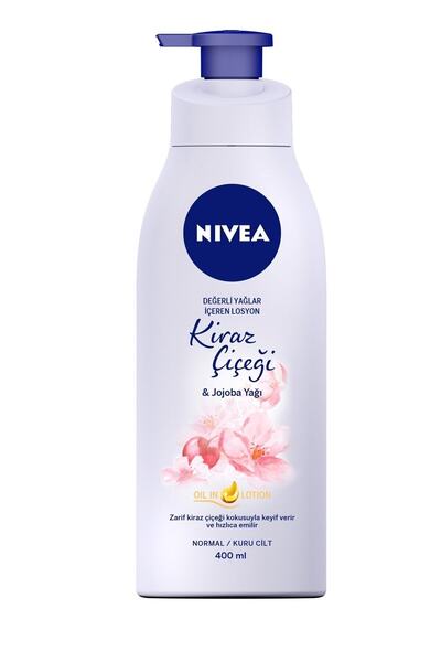 NIVEA Vücut Losyonu Değerli Yağlar,kiraz Ve Jojoba Yağı 400ml,normal Ve Kuru ...