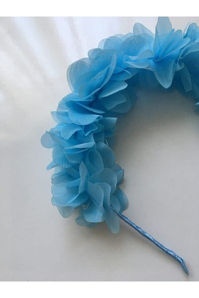 Almila Aksesuar Coroana de maternitate florală Coroana de petrecere Albastru – Coroană – Coroană
