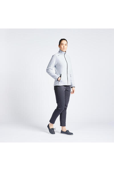 Decathlon Women's Sailing Fleece Moist and Cool Weather High Collar Does Not Cause Itching Throw Out Sweat Quick Dry