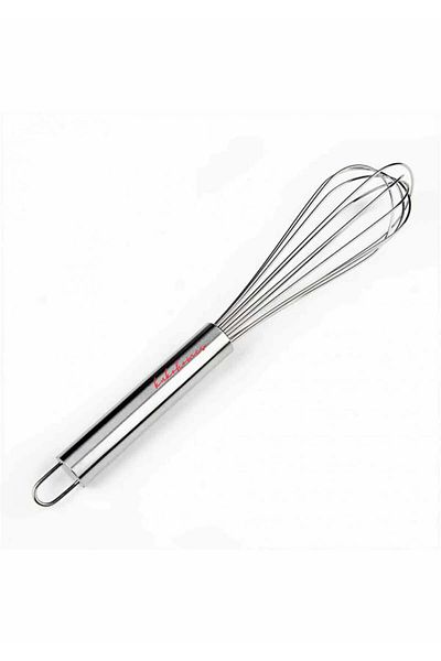 kukohomes Stainless Metal Cake, Egg Beater 30 Cm, Dough Beater 1 Piece