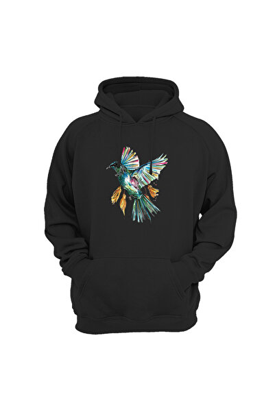 WİDİ Ptica pastelne boje Štampano Swea T-shirt