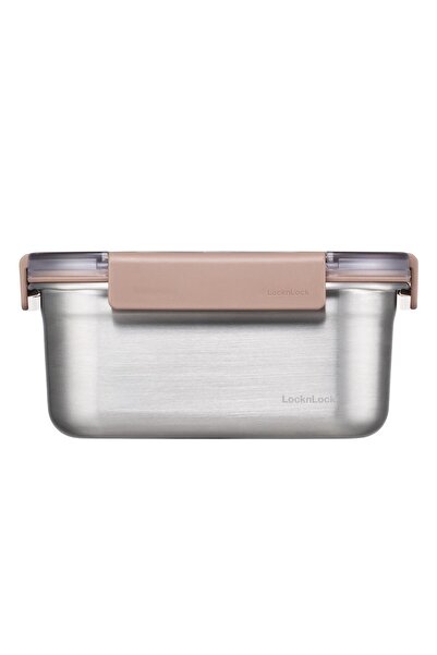 Lock & Lock LocknLock Paslanmaz Çelik Fırın & Saklama Kabı Dörtgen Kilitli 1....