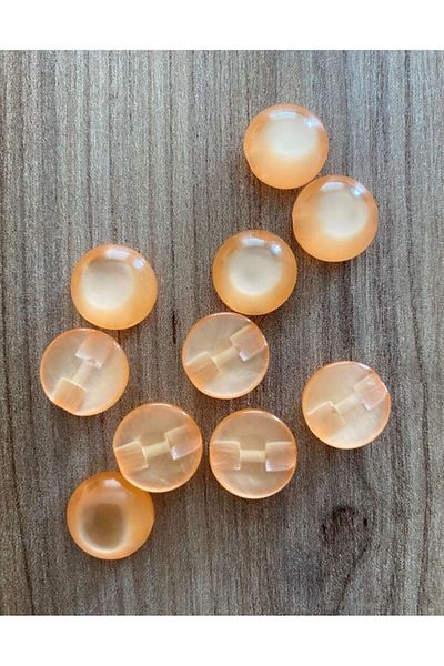 Öztürk Pearlescent Half Pearl Button 1.3cm Pack of 10