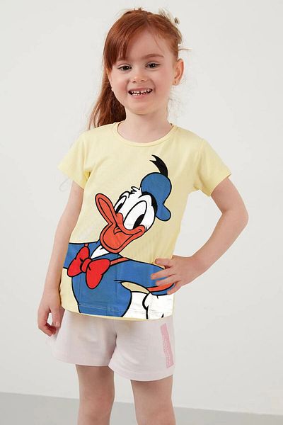 LC Waikiki Crew Neck Daffy Duck Printed Short Sleeve Cotton Children's T-Shirt from Your Fashion Style