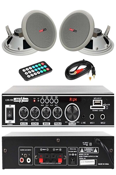 Lastvoice Ekonomi Ceiling Paket-2 Anfi Ve Tavan Hoparlörü Seti