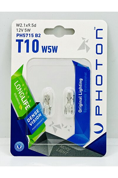 Photon W5w T10 Dipsiz Led Tavan Park Plaka Ampulü (2 li paket)