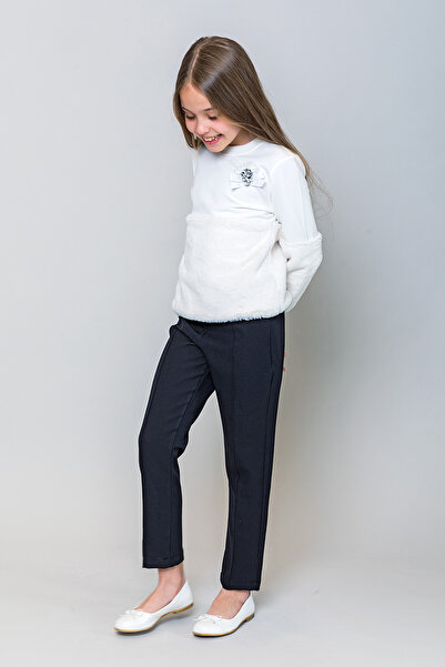 incity Girl's Half Plush Sweatshirt