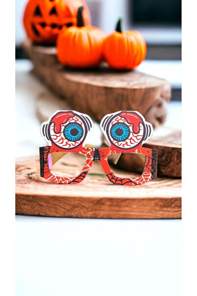 Happyland Halloween Eye Model Wooden Party Glasses Without Glass Wooden Halloween Glasses